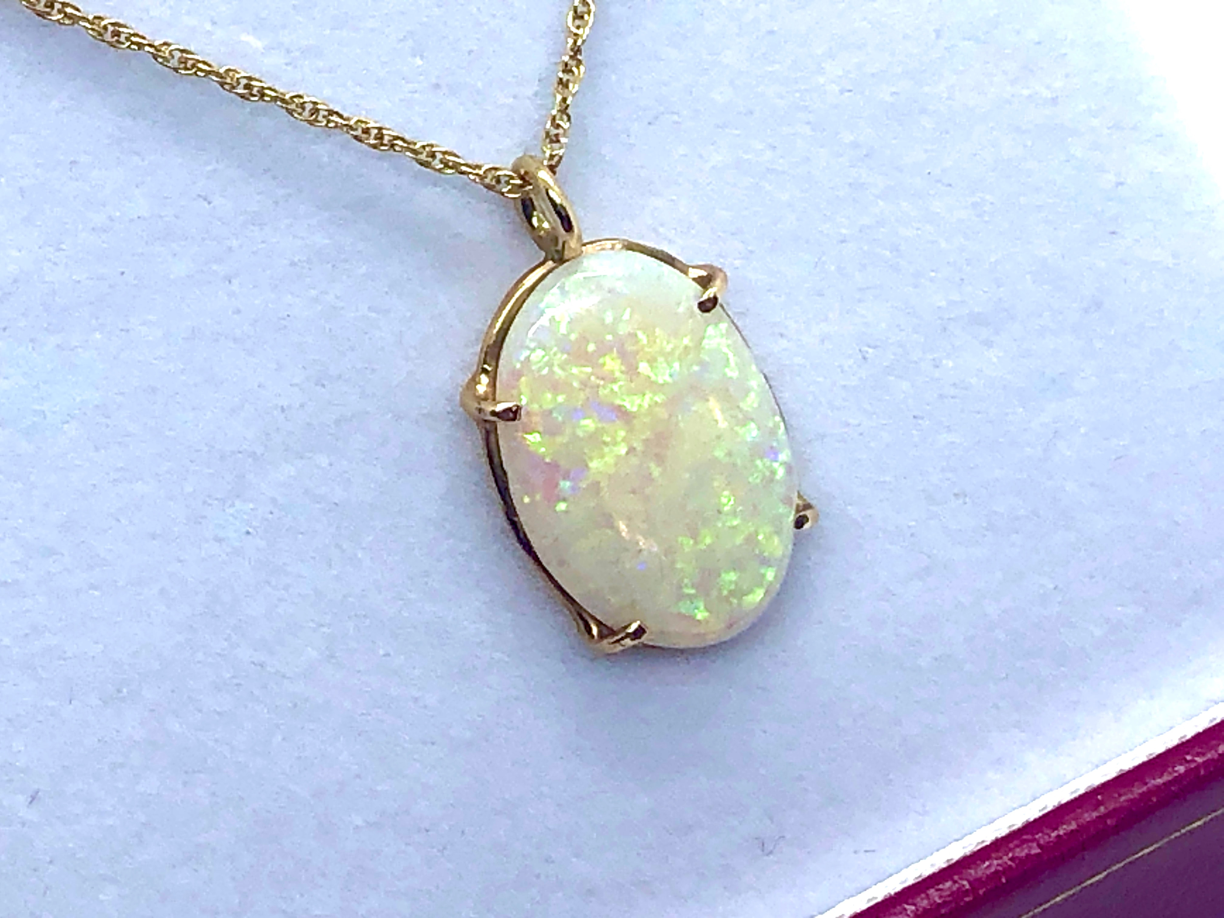 Vintage Opal Necklace 14k Gold Natural Opal Pendant October Birthstone High  Quality Opal Cluster Necklace Australian Opal Necklace - Etsy India