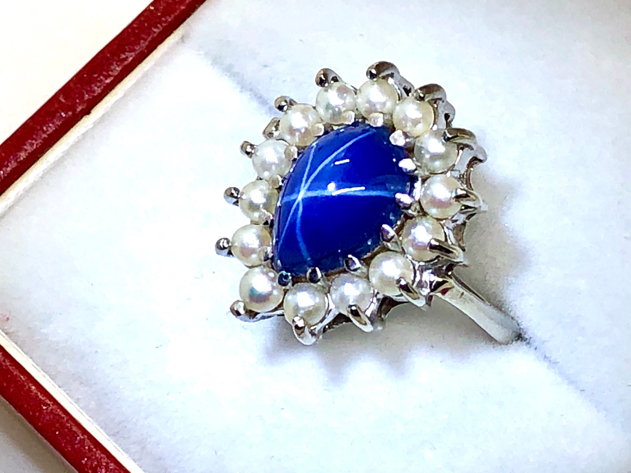 Men's Cabochon Star Sapphire Ring | M.S. Rau